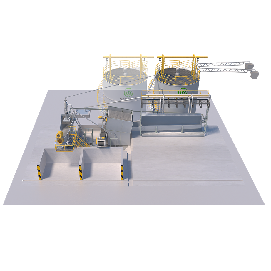 WST-700新拌废弃混凝土回收设备